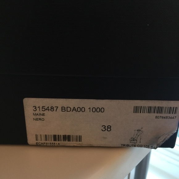 SOLD YSL Saint Laurent Tribute Black Heels 38 - Picture 8 of 8